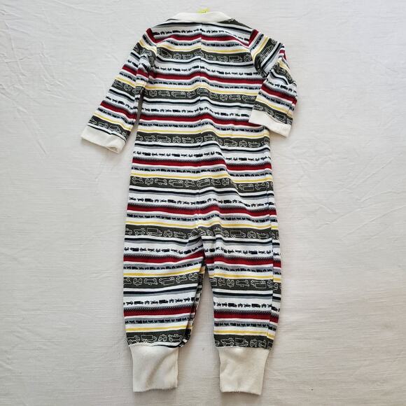 Vintage Trucks Striped Bodysuit 9-12 months - Picture 6 of 6